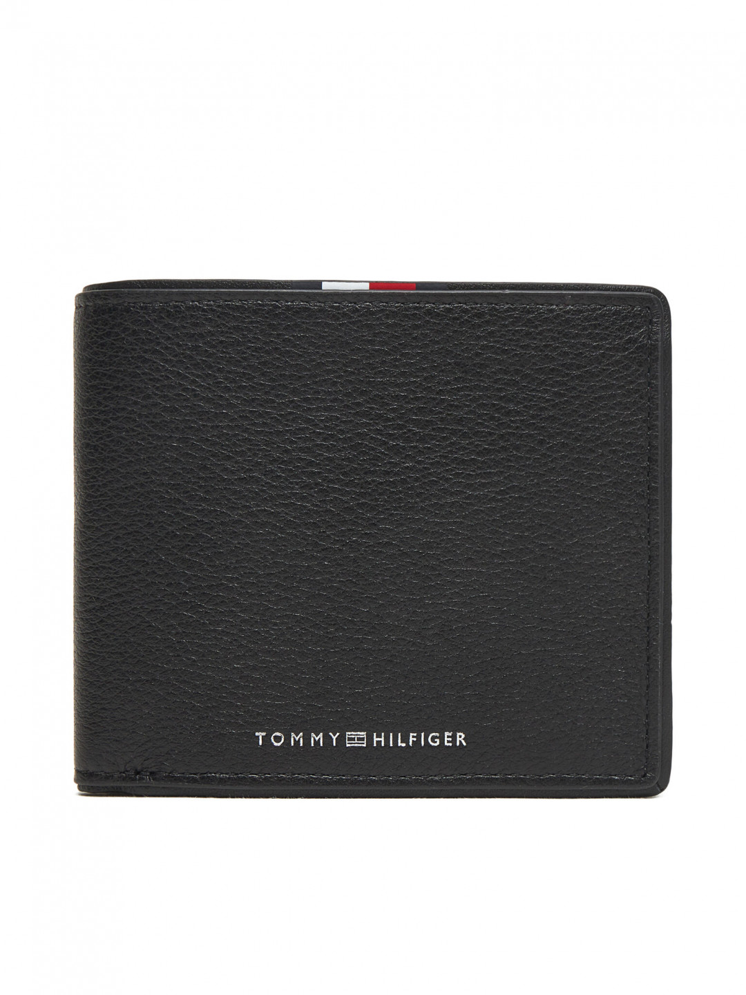 Tommy Hilfiger Velká pánská peněženka Th Corp Cc Flap & Coin AM0AM13741 Černá